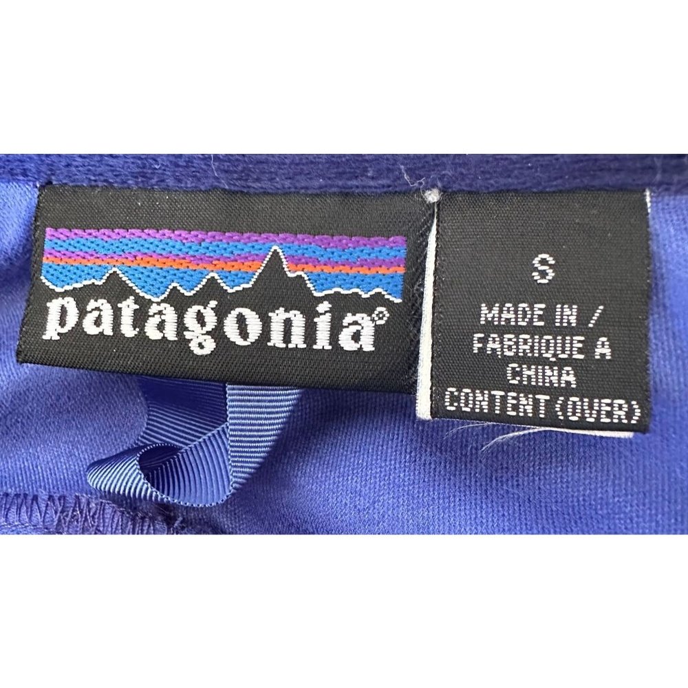 Patagonia Windbreaker Rain Jacket Unisex Small Blue Stetch Panels Zippe… - Picture 11 of 12